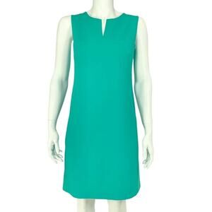 Eliza J NWT Split neck Shift Dress Sheath Spring Green Size 12 NWT